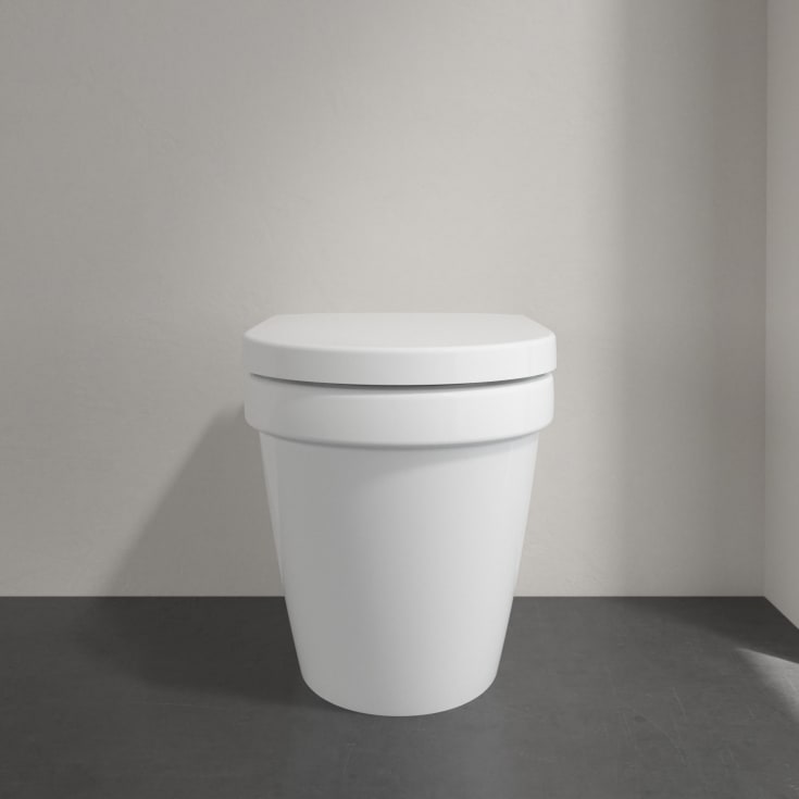 Villeroy & Boch Architectura gulvstående toalett, uten skyllekant, 37x54 cm, hvit