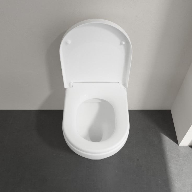 Villeroy & Boch Architectura gulvstående toalett, uten skyllekant, 37x54 cm, hvit