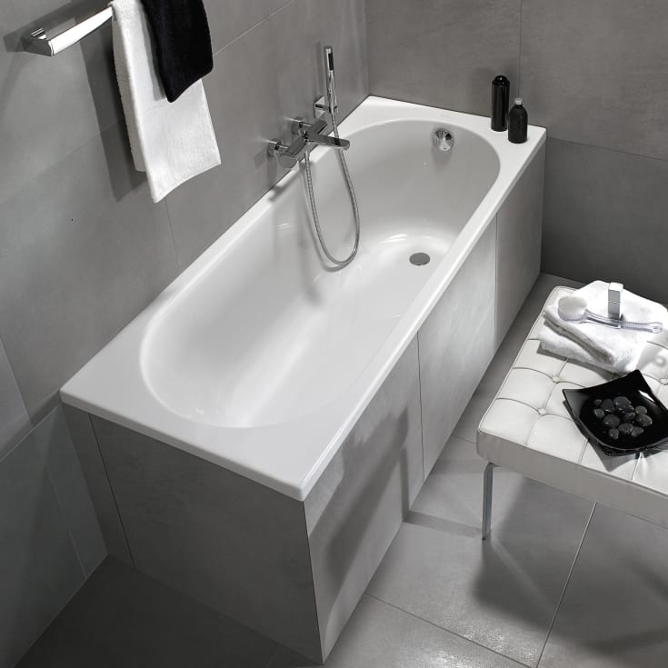 Villeroy & Boch O.novo badekar for innbygging, Akryl, 170x75 cm, hvit
