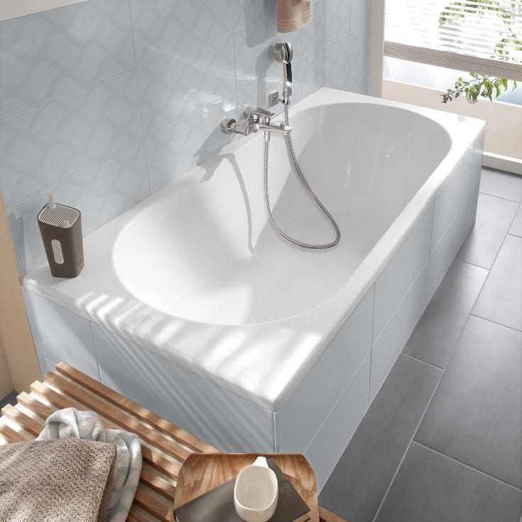 Villeroy & Boch O.novo badekar for innbygging, Akryl, 170x75 cm, hvit