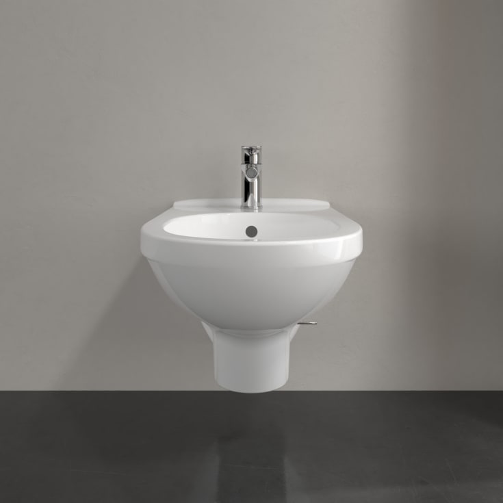 Villeroy & Boch O.novo vegghengt bidé, 36x56 cm, hvit