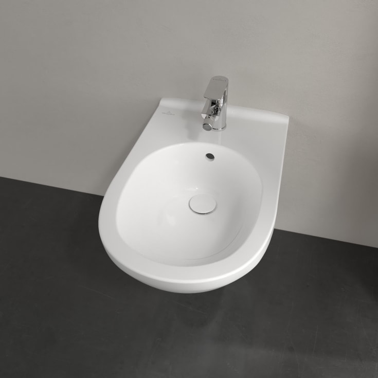 Villeroy & Boch O.novo vegghengt bidé, 36x56 cm, hvit