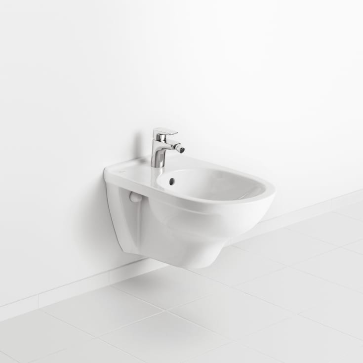 Villeroy & Boch O.novo vegghengt bidé, 36x56 cm, hvit