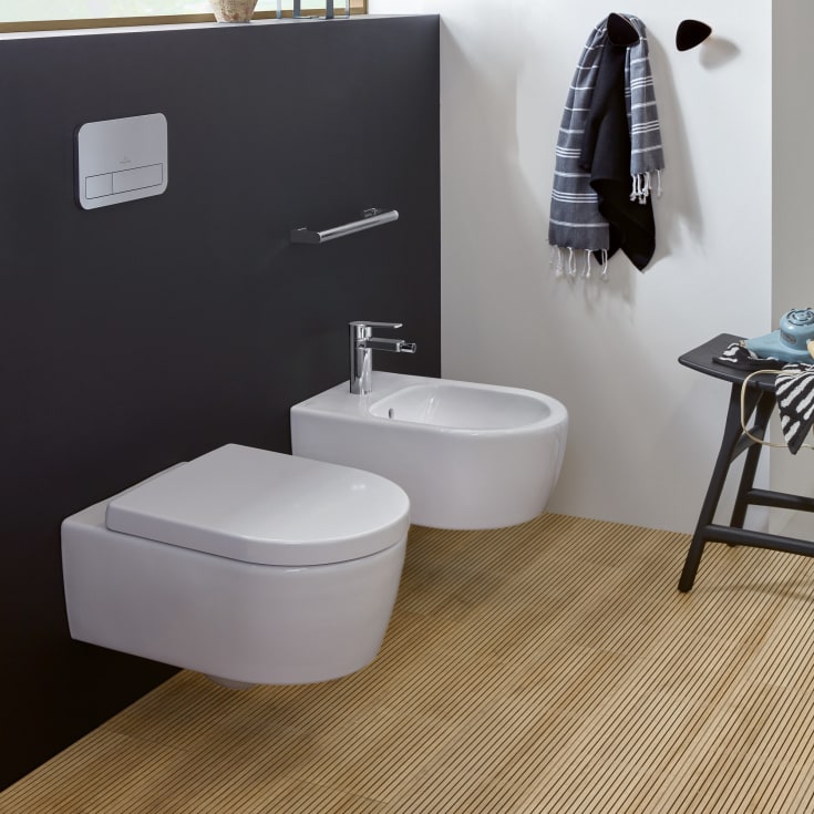 Villeroy & Boch ViConnect 200S betjeningsplate, dobbel spyling, krom
