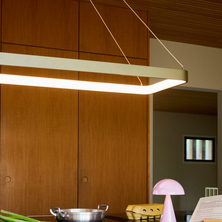 Hübsch Tube pendellampe, 126 cm