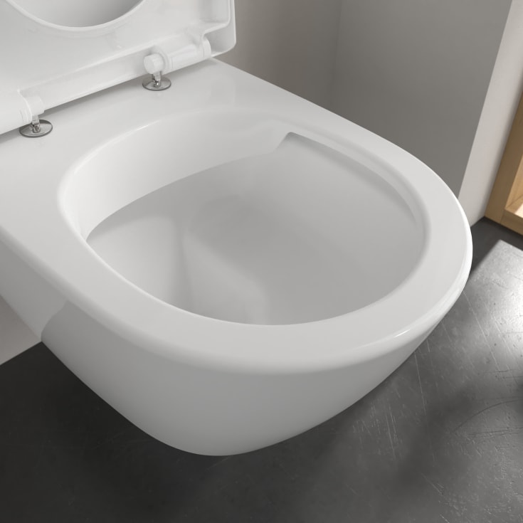 Villeroy & Boch Subway 2.0 vegghengt toalett, uten skyllekant, 37x56 cm, hvit
