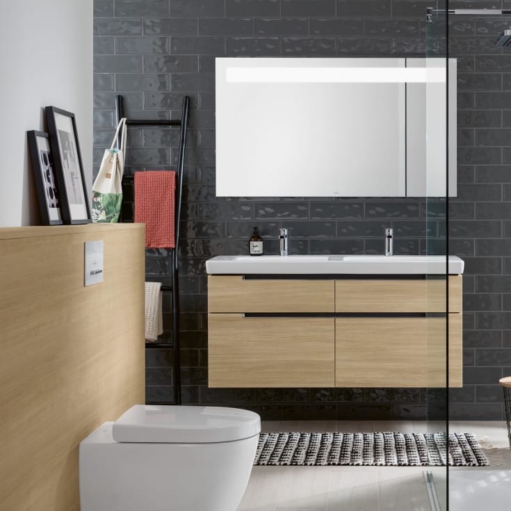 Villeroy & Boch Subway 2.0 vegghengt toalett, uten skyllekant, 37x56 cm, hvit