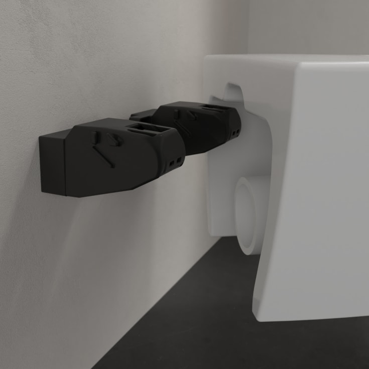 Villeroy & Boch Subway 2.0 toalettpakke, med sete, uten skyllekant, hvit