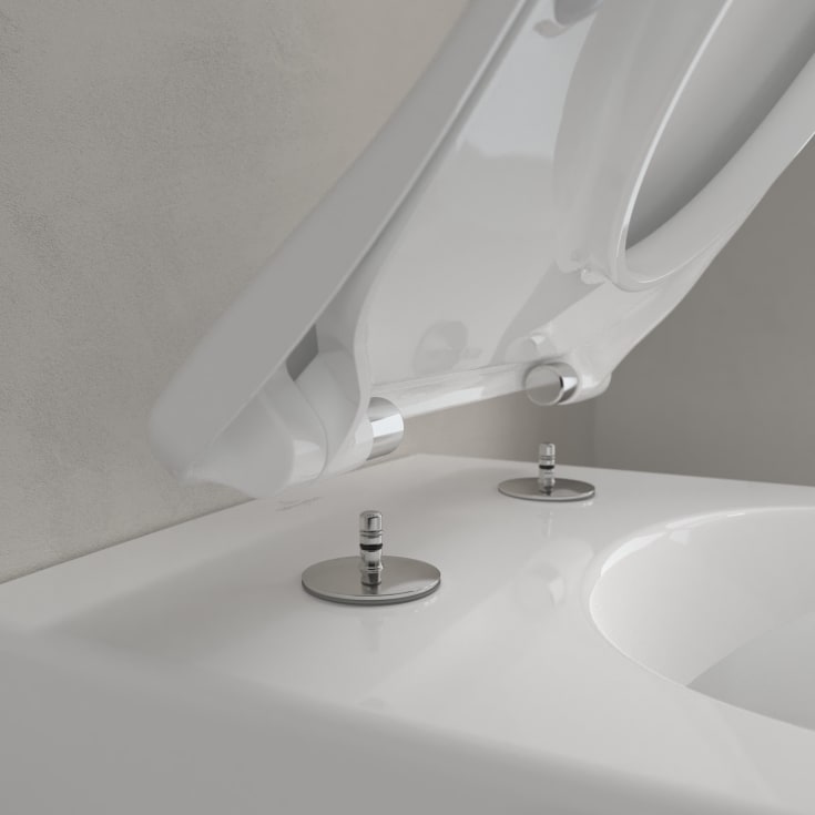 Villeroy & Boch Subway 2.0 toalettpakke, uten skyllekant, CeramicPlus, hvit