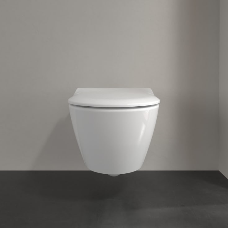 Villeroy & Boch Subway 2.0 toalettpakke, uten skyllekant, CeramicPlus, hvit