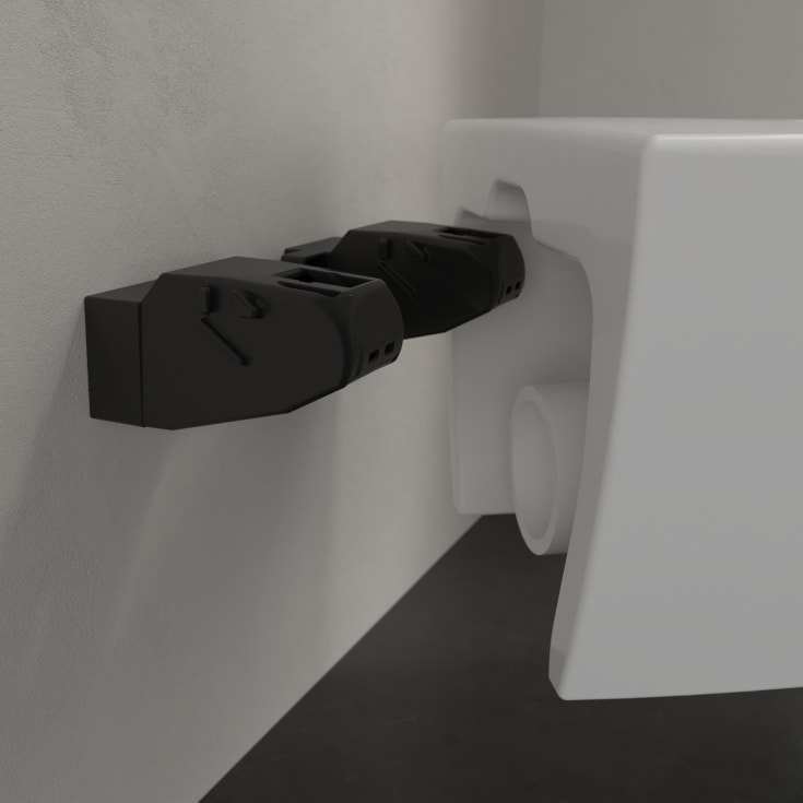 Villeroy & Boch Subway 2.0 toalettpakke, uten skyllekant, CeramicPlus, hvit