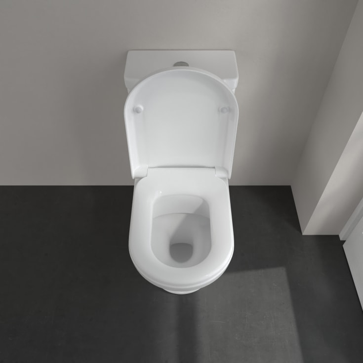 Villeroy & Boch Hommage toalett, CeramicPlus, hvit
