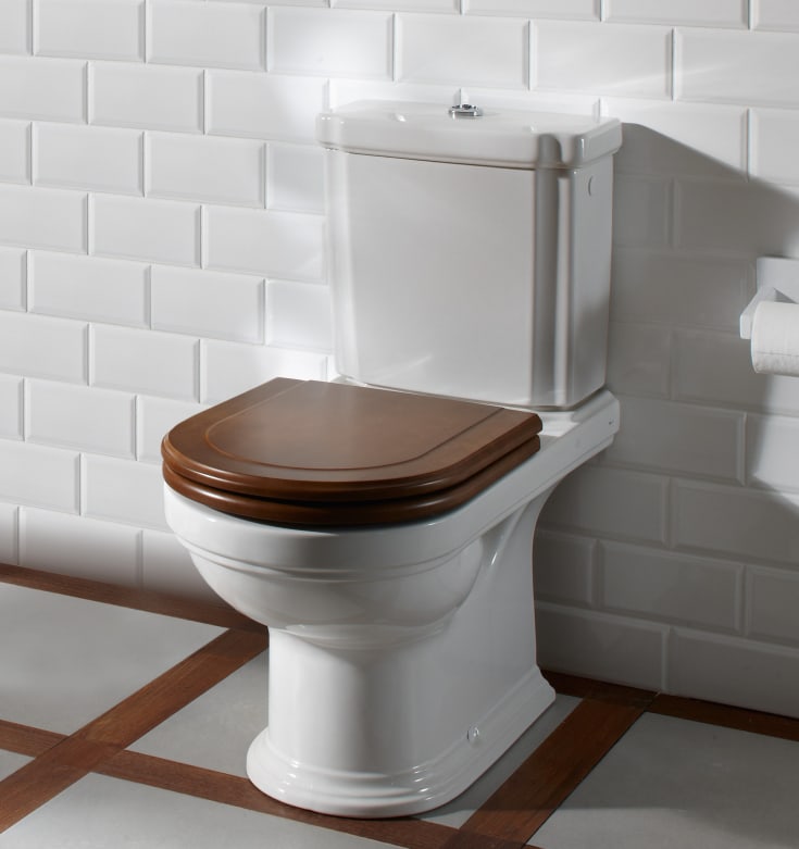 Villeroy & Boch Hommage toiletskål, rengøringsvenlig, hvid