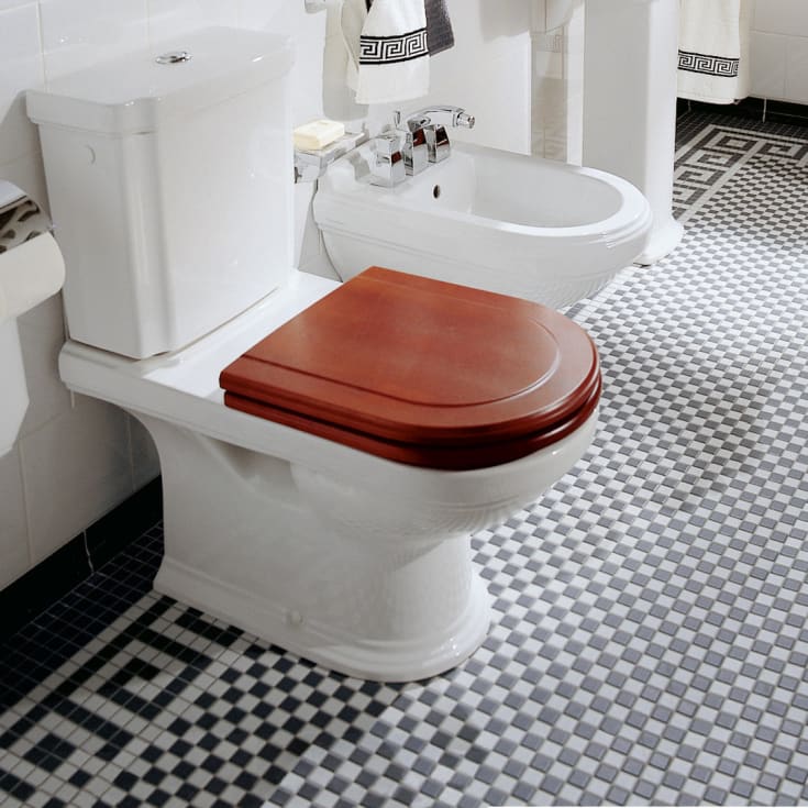 Villeroy & Boch Hommage toalett, CeramicPlus, hvit