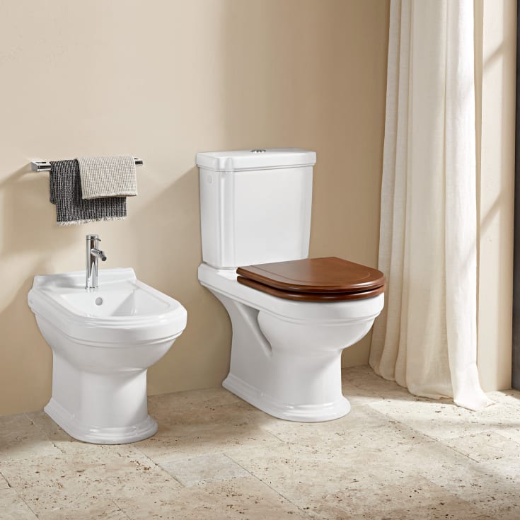 Villeroy & Boch Hommage toiletskål, rengøringsvenlig, hvid