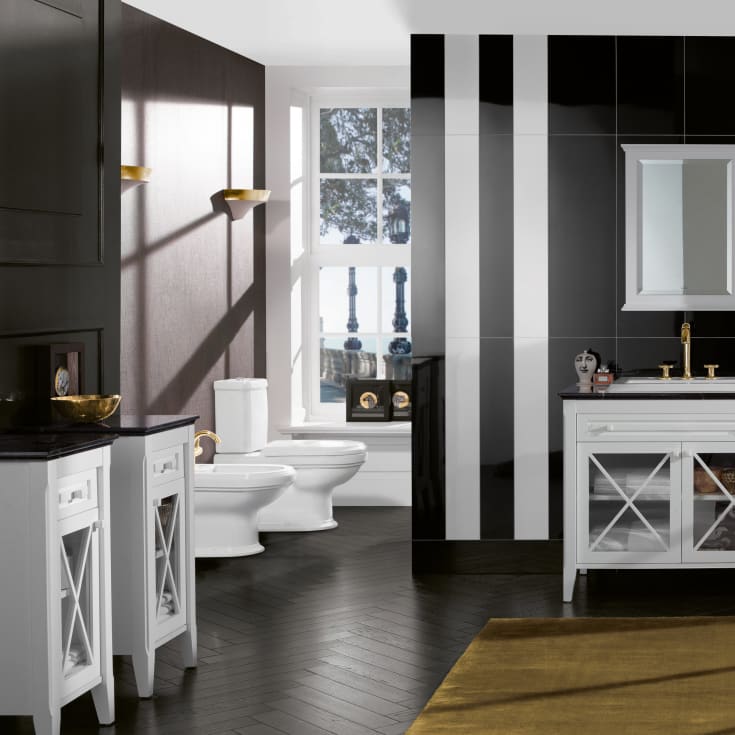 Villeroy & Boch Hommage toalett, CeramicPlus, hvit