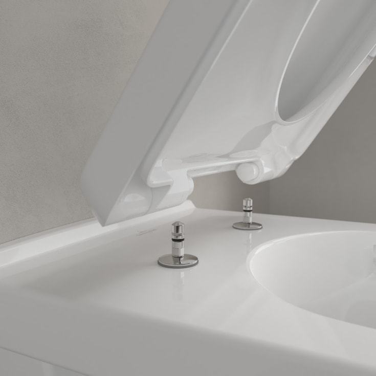 Villeroy & Boch O.novo vegghengt toalett, uten skyllekant, 36x56 cm, hvit
