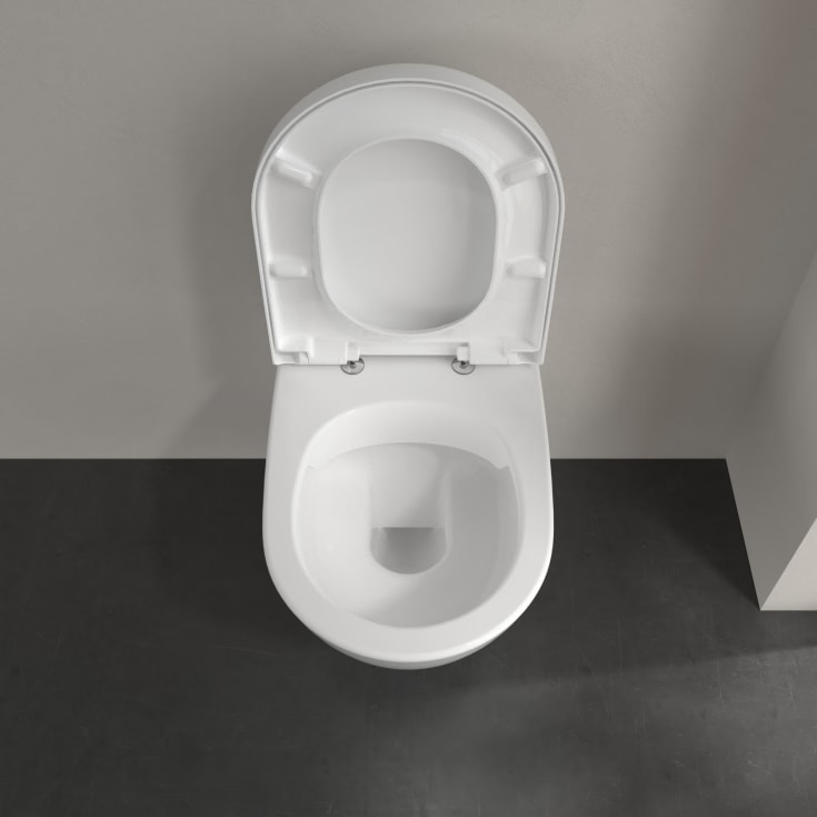 Villeroy & Boch Subway 2.0 væghængt toilet, uden skyllekant, rengøringsvenlig, hvid