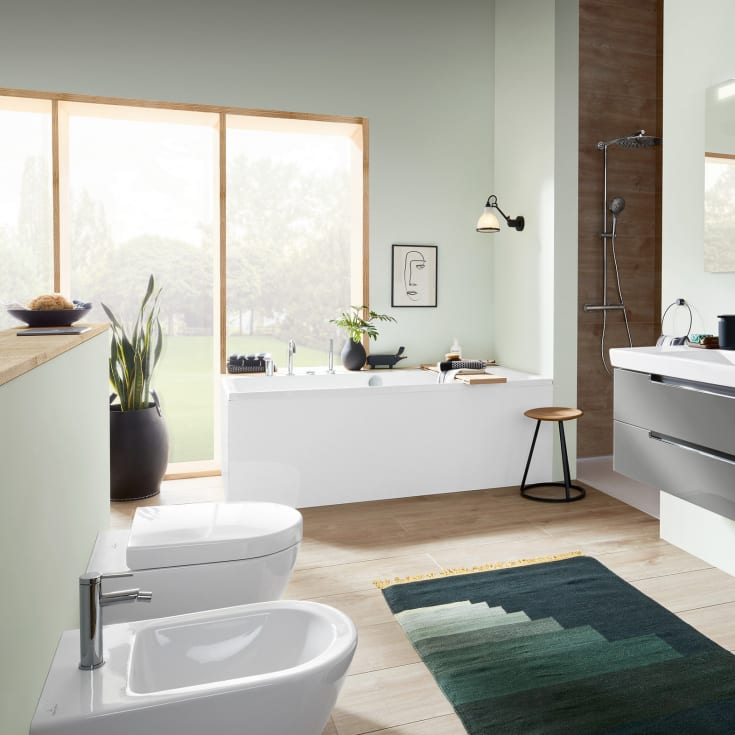 Villeroy & Boch Subway 2.0 gulvstående toalett, uten skyllekant, 37x56 cm, hvit