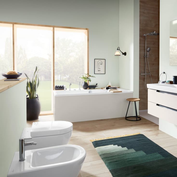 Villeroy & Boch Subway 2.0 gulvstående toalett, uten skyllekant, 37x56 cm, hvit