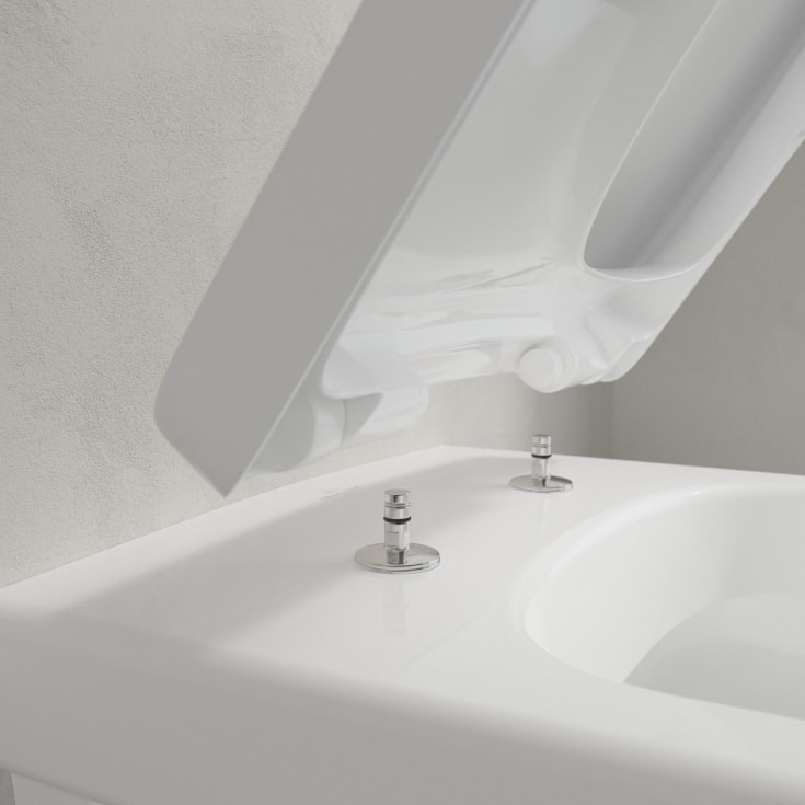 Villeroy & Boch Architectura væghængt toilet, uden skyllekant, hvid