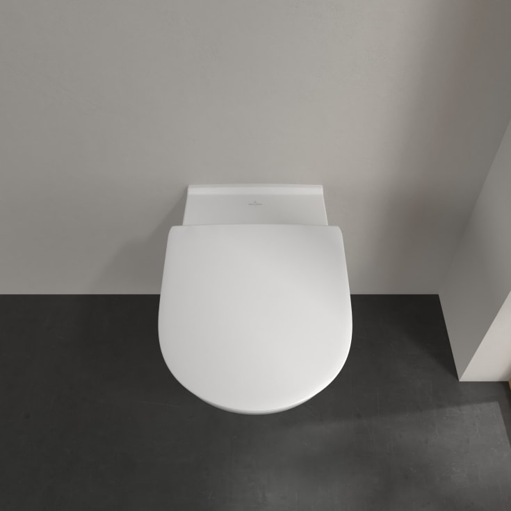 Villeroy & Boch ViCare vegghengt toalett, uten skyllekant, 36x59,5 cm, hvit