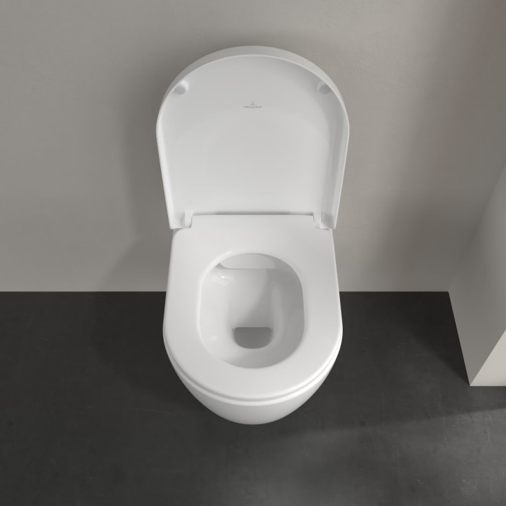 Villeroy & Boch Avento toalettpakke, med sete, uten skyllekant, hvit