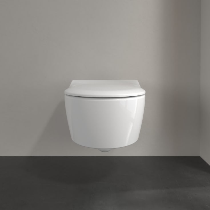 Villeroy & Boch Avento toalettpakke, med sete, hvit