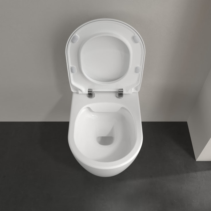 Villeroy & Boch Avento toalettpakke, med sete, hvit