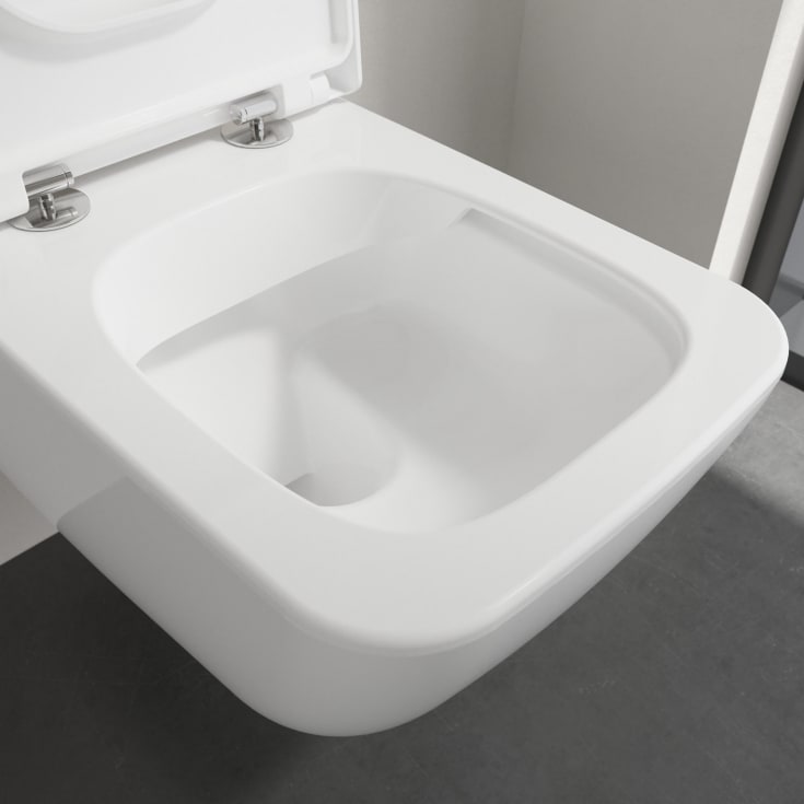 Villeroy & Boch Venticello vegghengt toalett, uten skyllekant, 37,5x56 cm, hvit