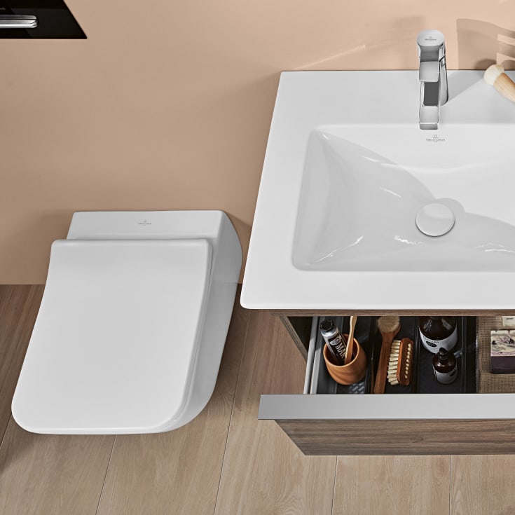 Villeroy & Boch Venticello væghængt toilet, uden skyllekant, hvid