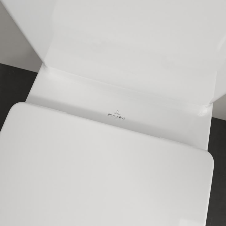 Villeroy & Boch O.novo gulvstående toalett, uten skyllekant, 36x64,6 cm, hvit