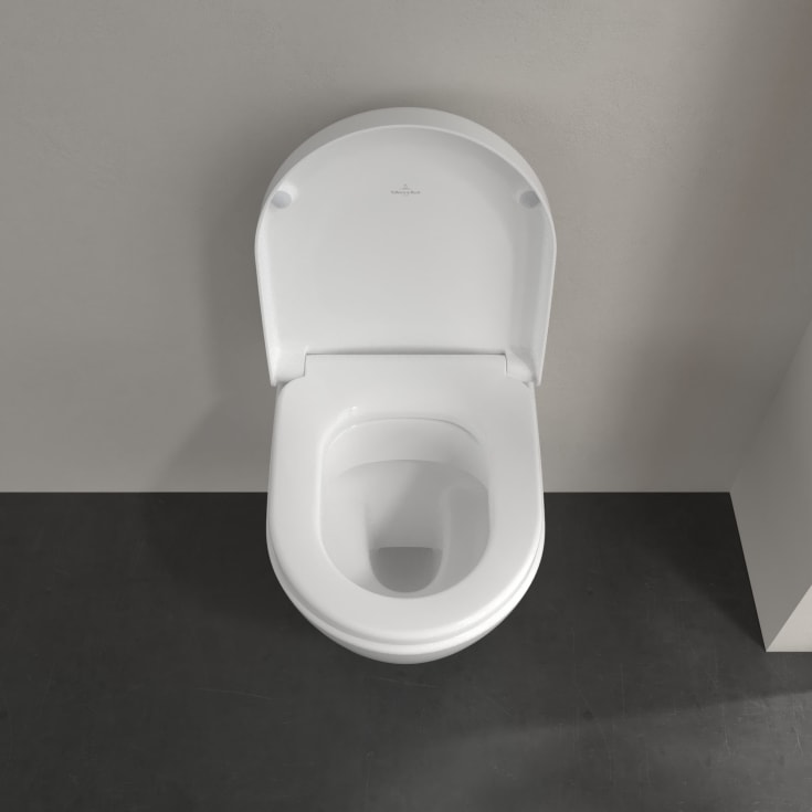 Villeroy & Boch Subway 2.0 Compact vegghengt toalett, CeramicPlus, 35,5x48 cm, hvit