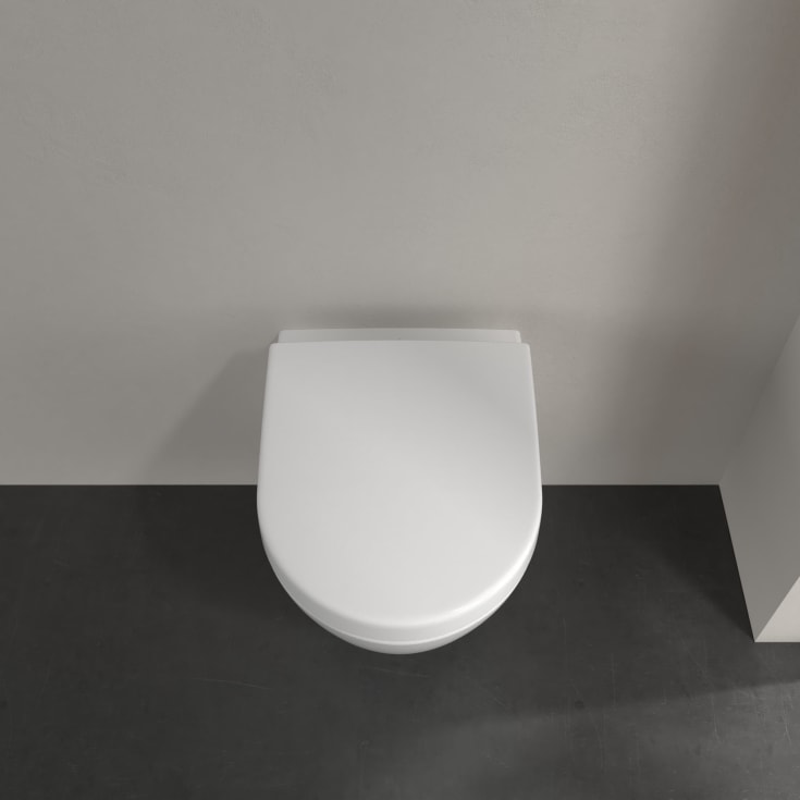 Villeroy & Boch Subway 2.0 vägghängd toalett, utan spolkant, rengöringsvänlig, vit