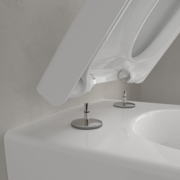 Villeroy & Boch Subway 2.0 Compact vegghengt toalett, CeramicPlus, 35,5x48 cm, hvit