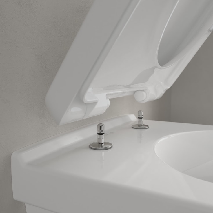 Villeroy & Boch O.Novo væghængt toilet, uden skyllekant, hvid