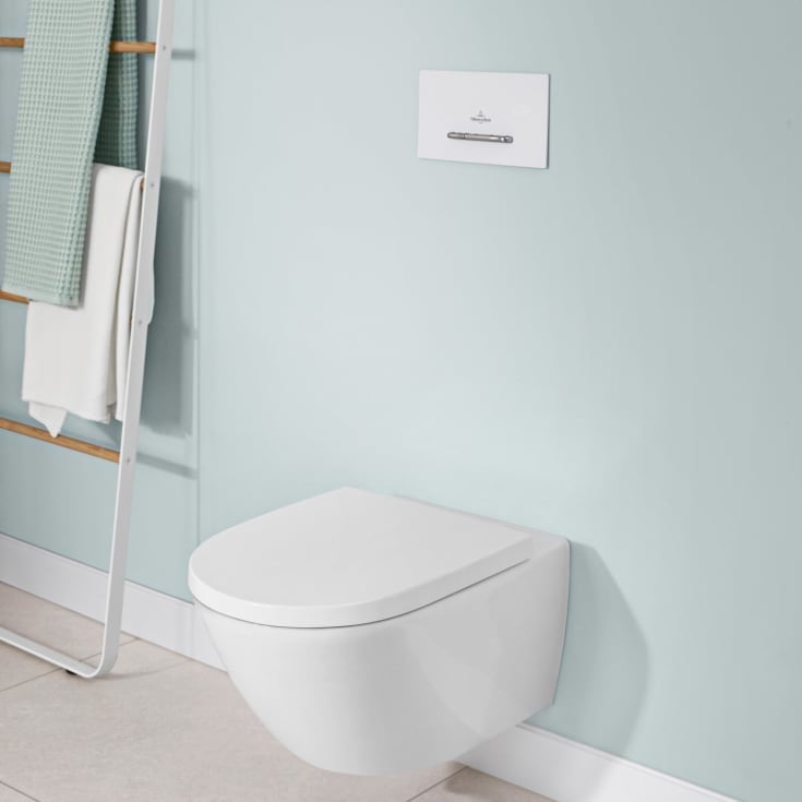 Villeroy & Boch Subway 3.0 vegghengt toalett, TwistFlush, hvit