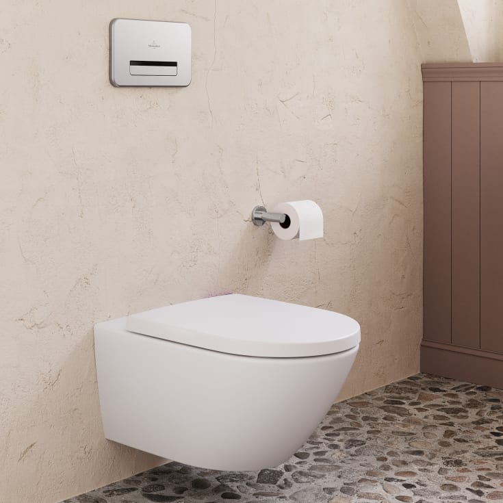 Villeroy & Boch Subway 3.0 vegghengt toalett, TwistFlush, CeramicPlus, hvit