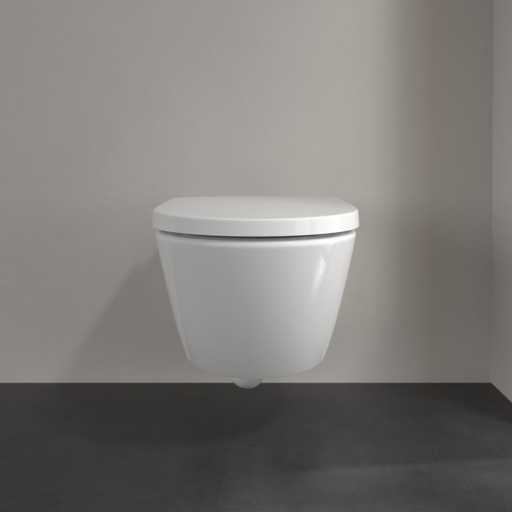 Villeroy & Boch Subway 3.0 toalettpakke, med sete, TwistFlush, CeramicPlus, hvit