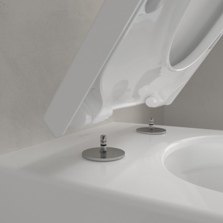 Villeroy & Boch Subway 3.0 væghængt toilet, uden skyllekant, rengøringsvenlig, hvid