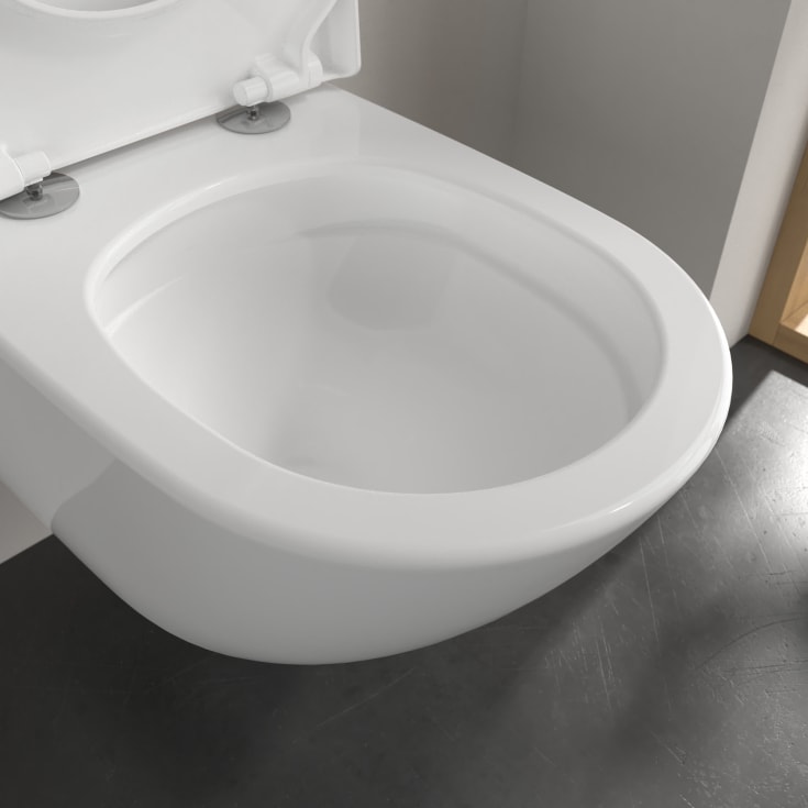 Villeroy & Boch Subway 3.0 toalettpakke, med sete, TwistFlush, CeramicPlus, hvit