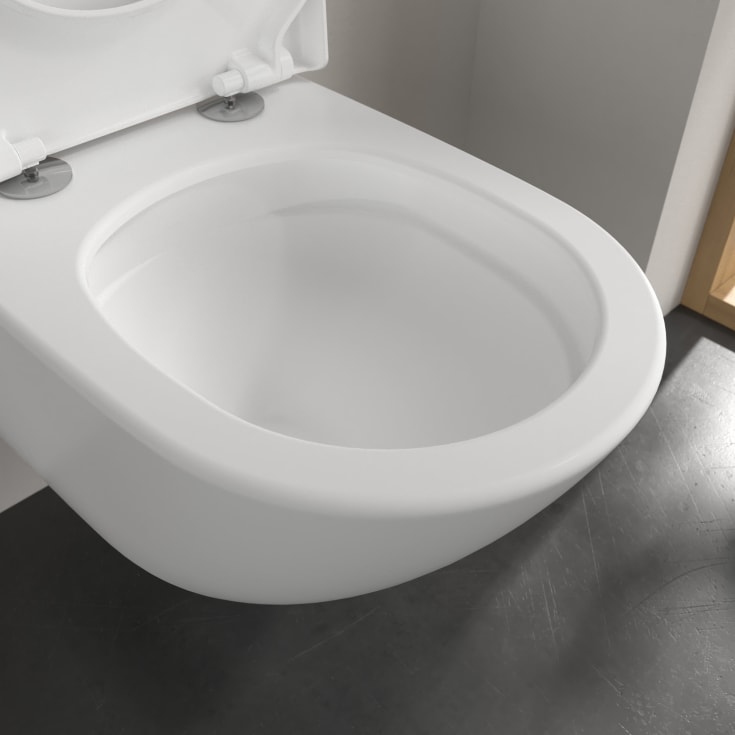 Villeroy & Boch Subway 3.0 vegghengt toalett, TwistFlush, CeramicPlus, hvit matt
