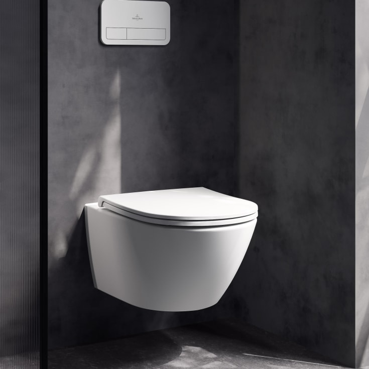 Villeroy & Boch Subway 3.0 vegghengt toalett, TwistFlush, CeramicPlus, hvit matt