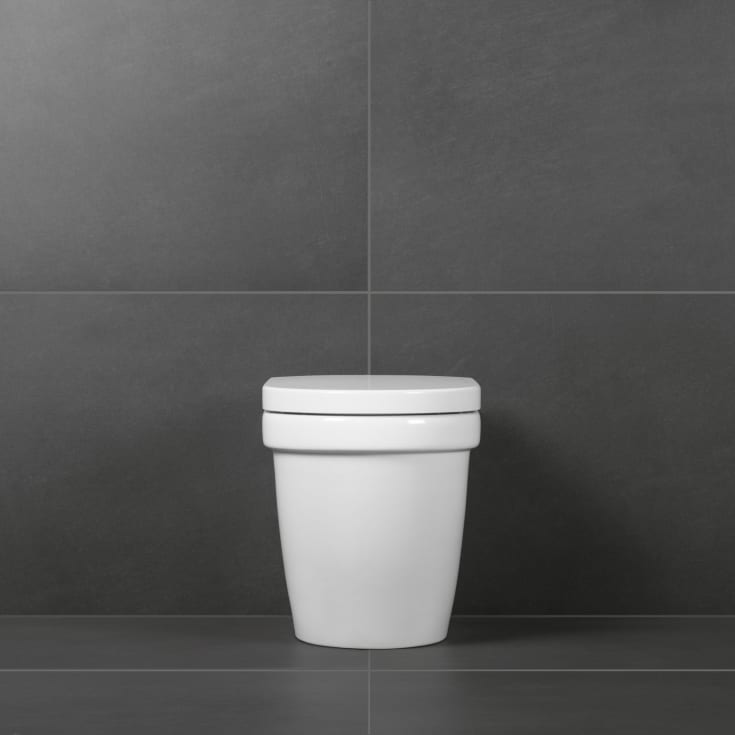 Villeroy & Boch Architectura gulvstående toalett, uten skyllekant, 37x54 cm, hvit