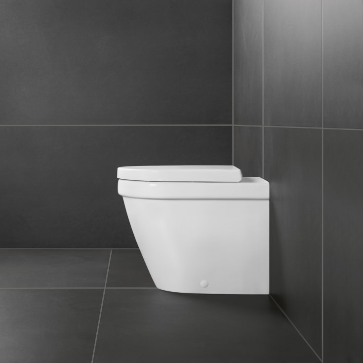 Villeroy & Boch Architectura gulvstående toalett, uten skyllekant, 37x54 cm, hvit