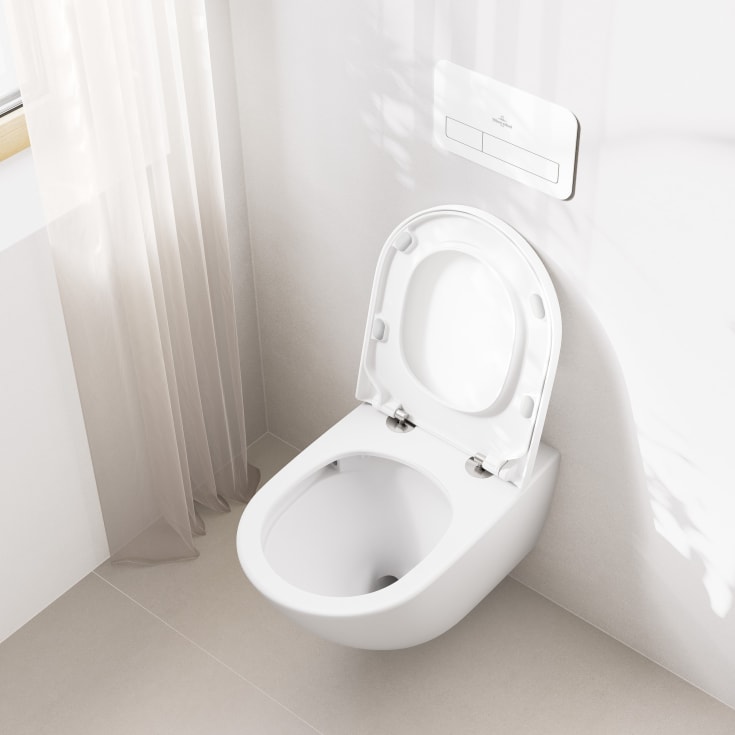 Villeroy & Boch Subway 3.0 vegghengt toalett, AntiBac, CeramicPlus, hvit