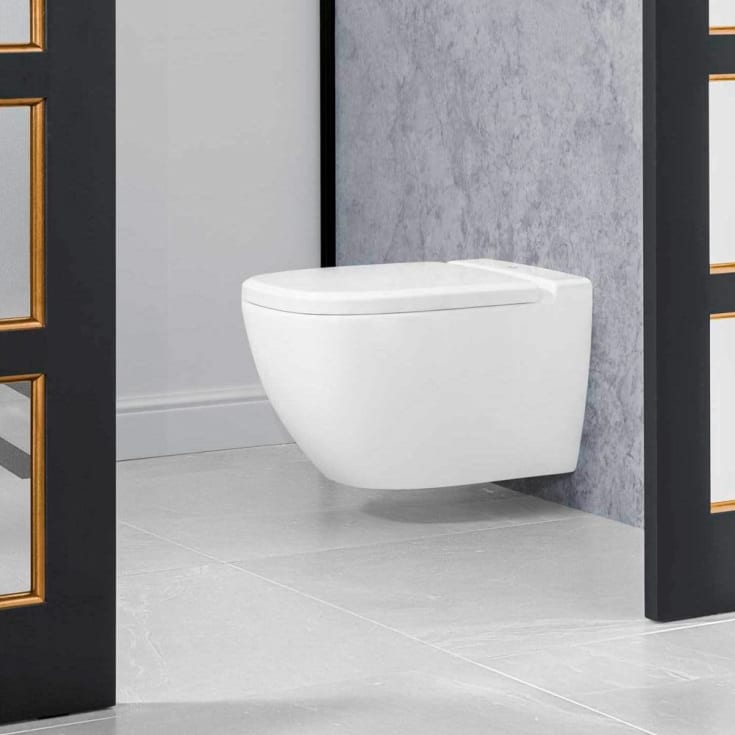 Villeroy & Boch Antheus vegghengt toalett, CeramicPlus, 375x560 mm, hvit