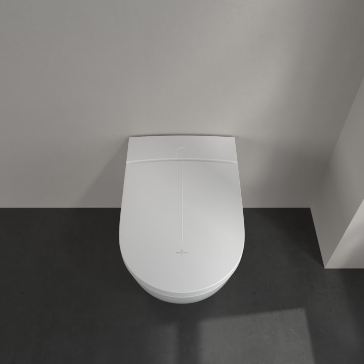 Villeroy & Boch ViClean-I 100 dusjtoalett, uten skyllekant, CeramicPlus, hvit