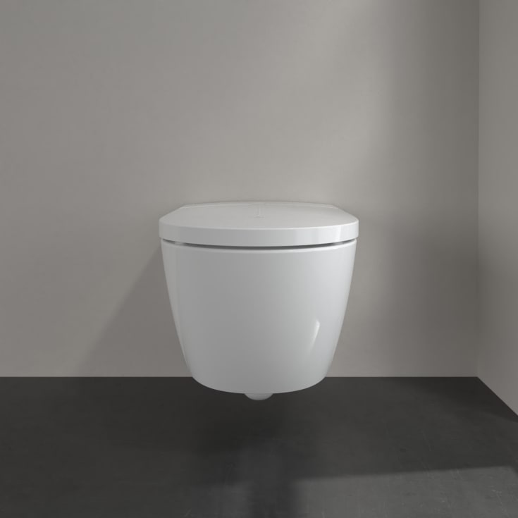 Villeroy & Boch ViClean-I 100 dusjtoalett, uten skyllekant, CeramicPlus, hvit
