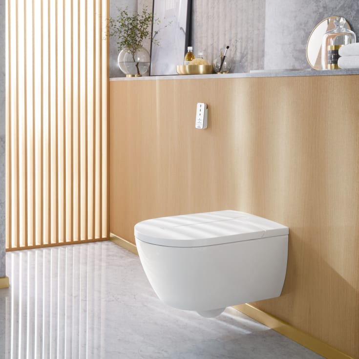 Villeroy & Boch ViClean-I 100 dusjtoalett, uten skyllekant, CeramicPlus, hvit